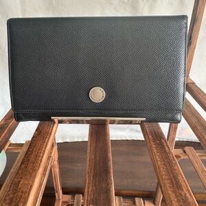 BVLGARI Black Leather Unisex Wallet/Purse